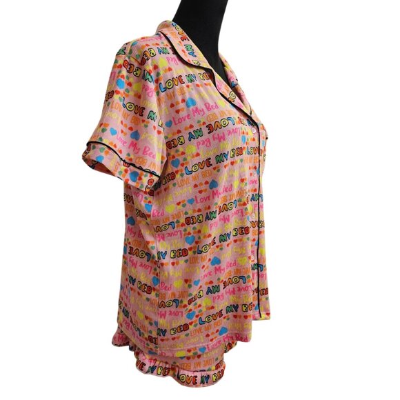Pink Multi pajama set- NWOT-Size Large - Picture 7 of 16